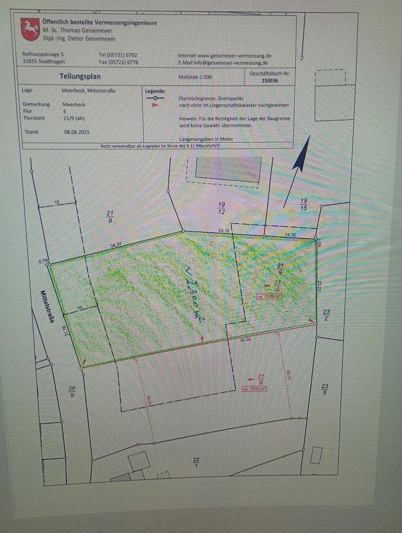 Prodej pozemku 2.295 m², Mittelstr. ,31715 Meerbeck, Meerbeck, Dolní Sasko Prodej pozemku 2.295 m², Mittelstr. ,31715 Meerbeck, Meerbeck, Dolní Sasko