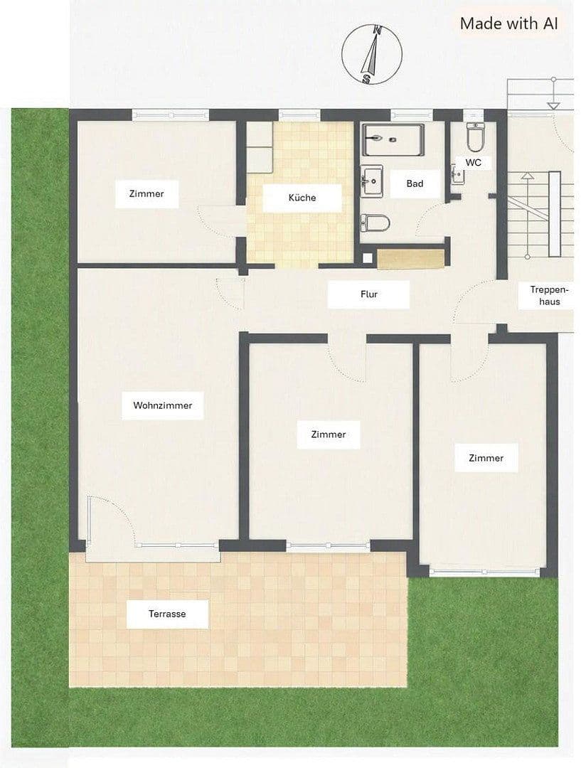 Prodej bytu 4+1 96 m², Stuttgart, Bádensko-Württembersko Prodej bytu 4+1 96 m², Stuttgart, Bádensko-Württembersko