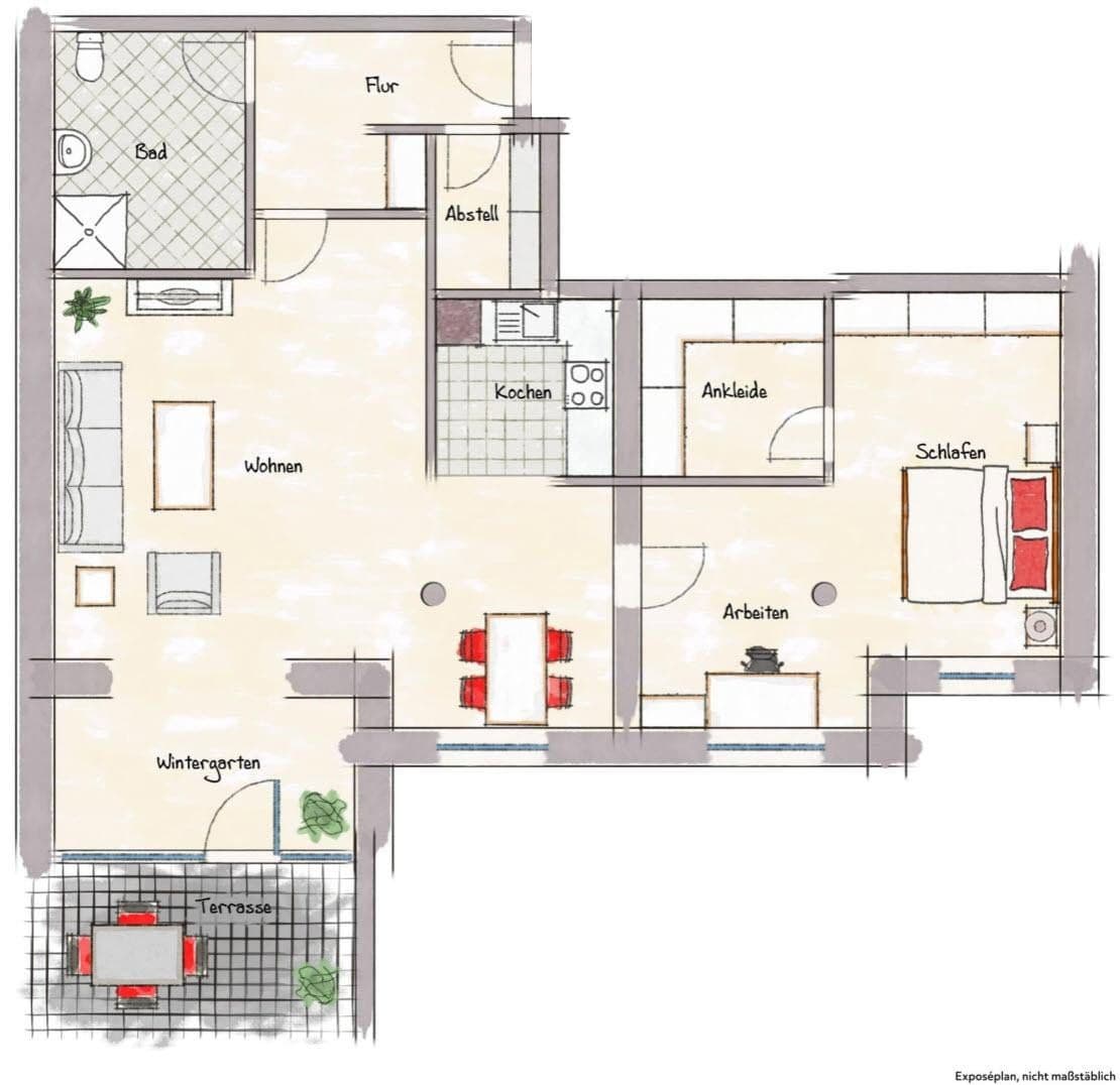 Pronájem bytu 2+1 90 m², Anne-Frank-Straße 10, Elmshorn, Šlesvicko-Holštýnsko Pronájem bytu 2+1 90 m², Anne-Frank-Straße 10, Elmshorn, Šlesvicko-Holštýnsko