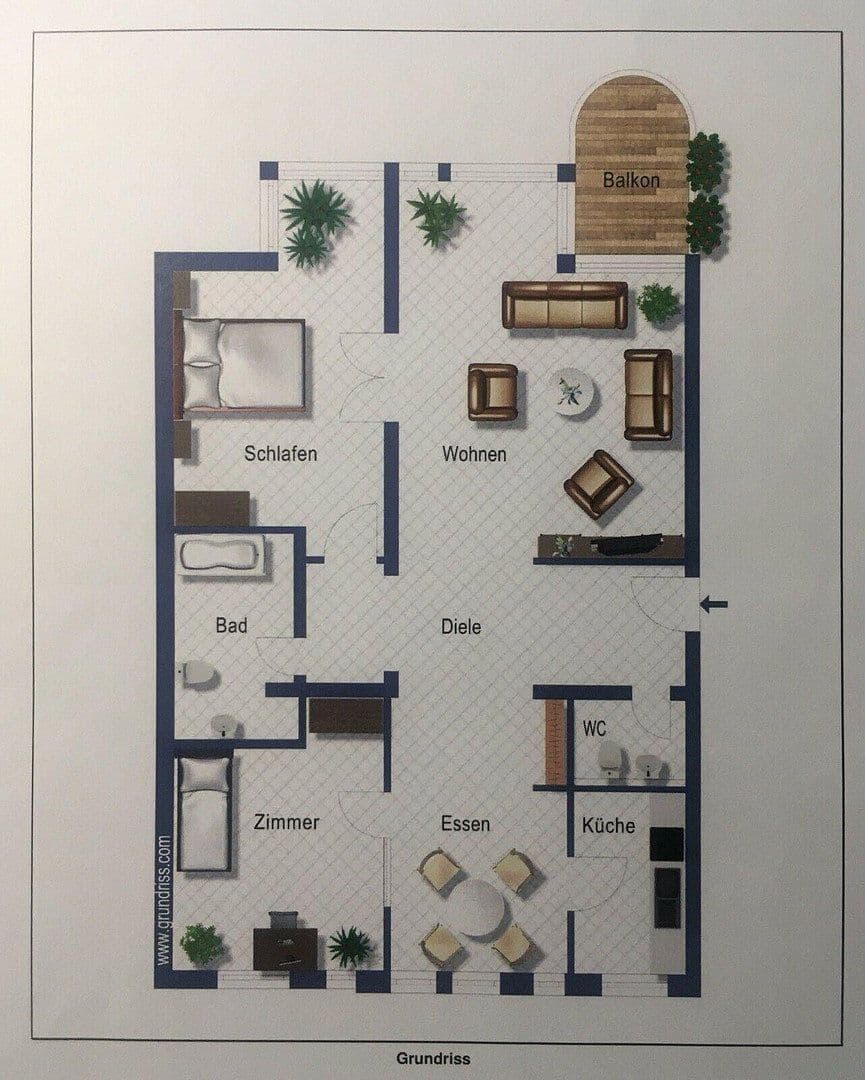Pronájem bytu 3+1 104 m², Adolfstraße 121, Lahnstein, Porýní-Falc Pronájem bytu 3+1 104 m², Adolfstraße 121, Lahnstein, Porýní-Falc