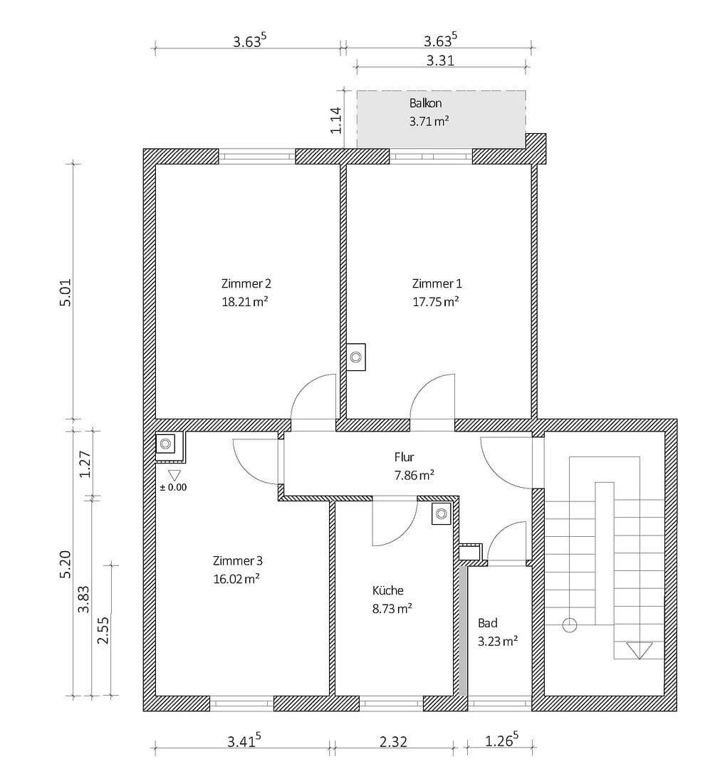 Prodej bytu 3+1 73 m², Nürnberg, Bavorsko Prodej bytu 3+1 73 m², Nürnberg, Bavorsko