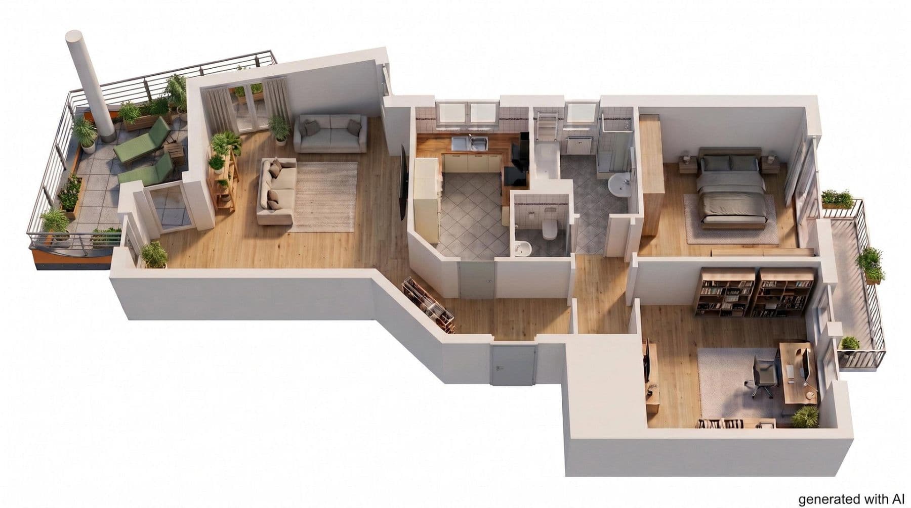 Pronájem bytu 3+1 82 m², Leipzig-Os, Sasko Pronájem bytu 3+1 82 m², Leipzig-Os, Sasko