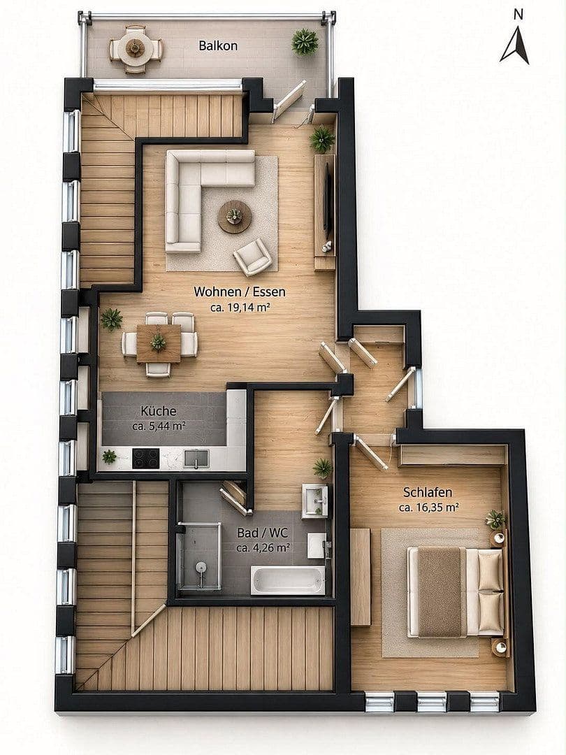Prodej bytu 2+1 67 m², Iserlohn, Severní Porýní-Vestfálsko Prodej bytu 2+1 67 m², Iserlohn, Severní Porýní-Vestfálsko
