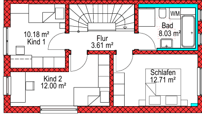 Pronájem domu 122 m², pozemek 180 m², Zorneding, Bavorsko Pronájem domu 122 m², pozemek 180 m², Zorneding, Bavorsko