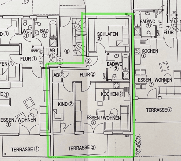 Pronájem bytu 3+1 70 m², Herdweg 2, Erlenbach, Bádensko-Württembersko Pronájem bytu 3+1 70 m², Herdweg 2, Erlenbach, Bádensko-Württembersko