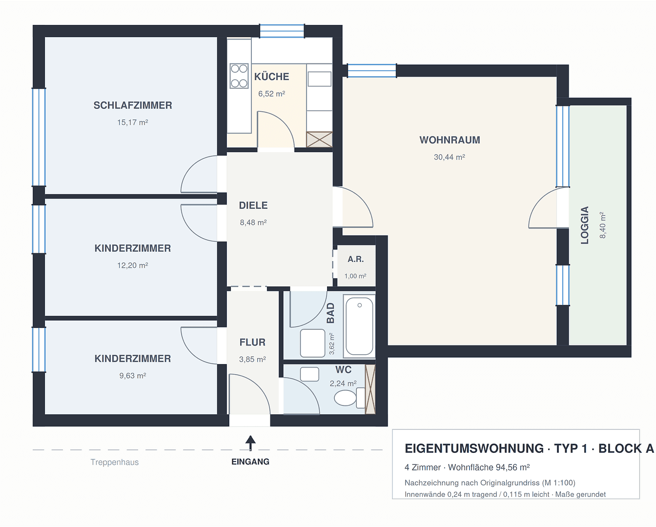 Prodej bytu 4+1 94 m², Oskar-von-Miller-Str. 40, Straubing, Bavorsko Prodej bytu 4+1 94 m², Oskar-von-Miller-Str. 40, Straubing, Bavorsko