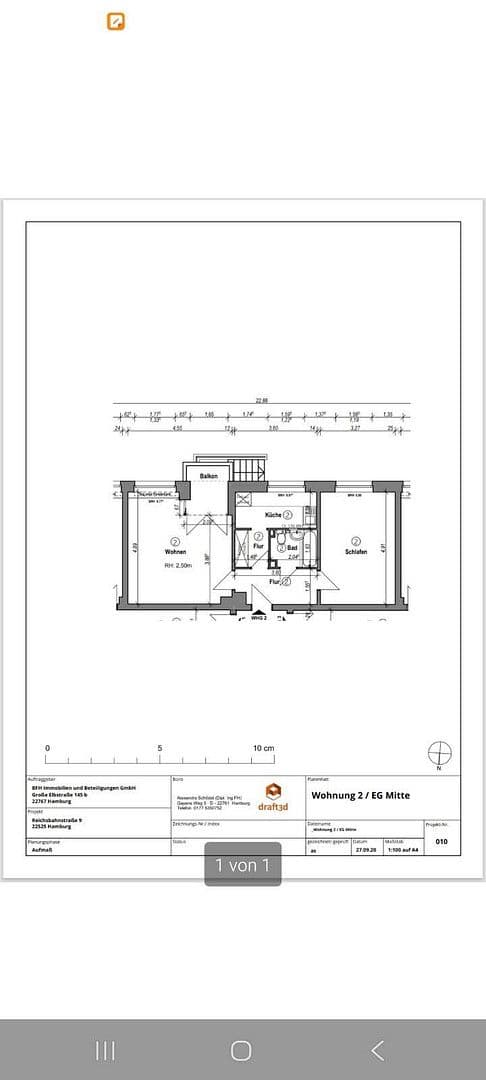 Prodej bytu 2+1 60 m², Hamburg, Hamburg Prodej bytu 2+1 60 m², Hamburg, Hamburg