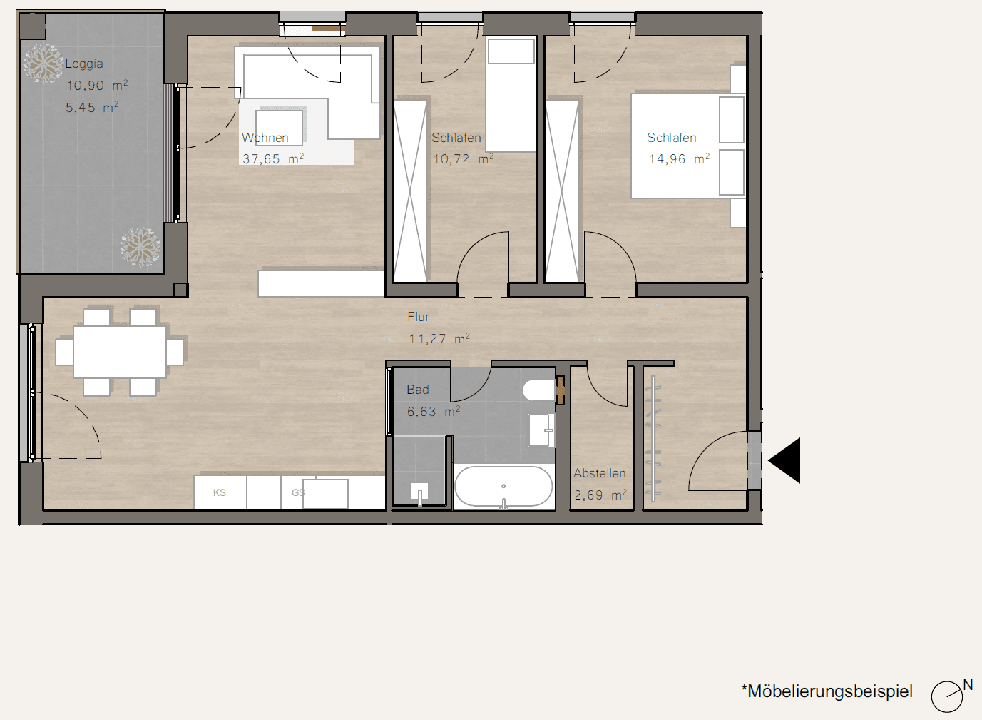 Prodej bytu 3+1 90 m², Ljuba-Senderowna Str. 11, Kassel, Hessen Prodej bytu 3+1 90 m², Ljuba-Senderowna Str. 11, Kassel, Hessen