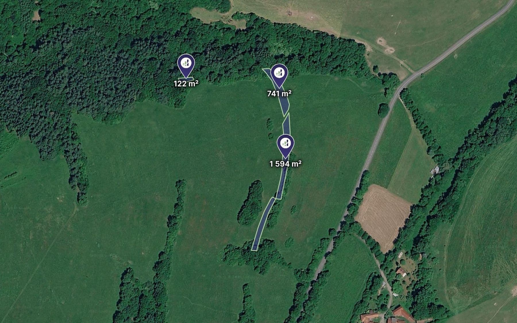 Prodej pozemku 4.425 m², Vysoké Pole, Zlínský kraj Prodej pozemku 4.425 m², Vysoké Pole, Zlínský kraj