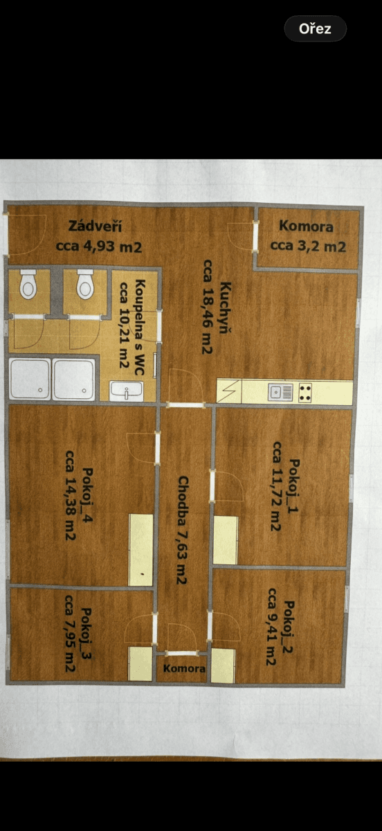 Pronájem bytu 4+kk 88 m², Palackého, Český Brod, Středočeský kraj Pronájem bytu 4+kk 88 m², Palackého, Český Brod, Středočeský kraj