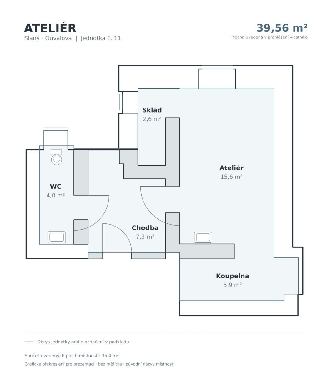 Prodej nebytového prostoru 35 m², Ouvalova, Slaný, Středočeský kraj Prodej nebytového prostoru 35 m², Ouvalova, Slaný, Středočeský kraj