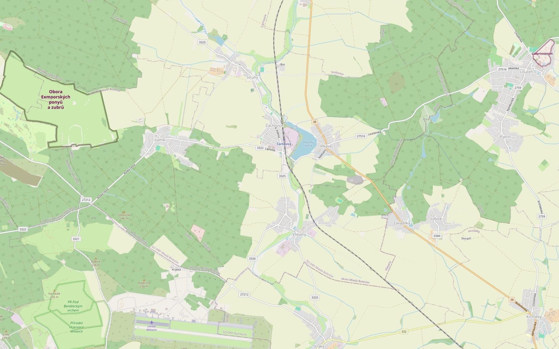 Prodej pozemku 21.675 m², Všejany, Středočeský kraj Prodej pozemku 21.675 m², Všejany, Středočeský kraj