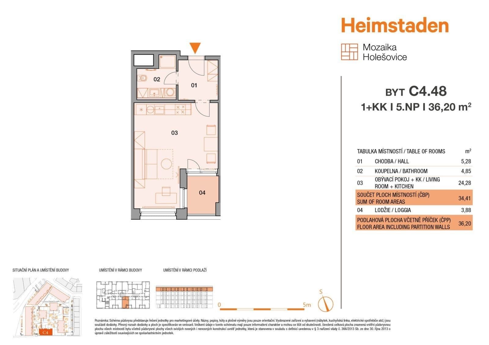 Pronájem bytu 1+kk 36 m², Vrbenského, Praha, Praha Pronájem bytu 1+kk 36 m², Vrbenského, Praha, Praha