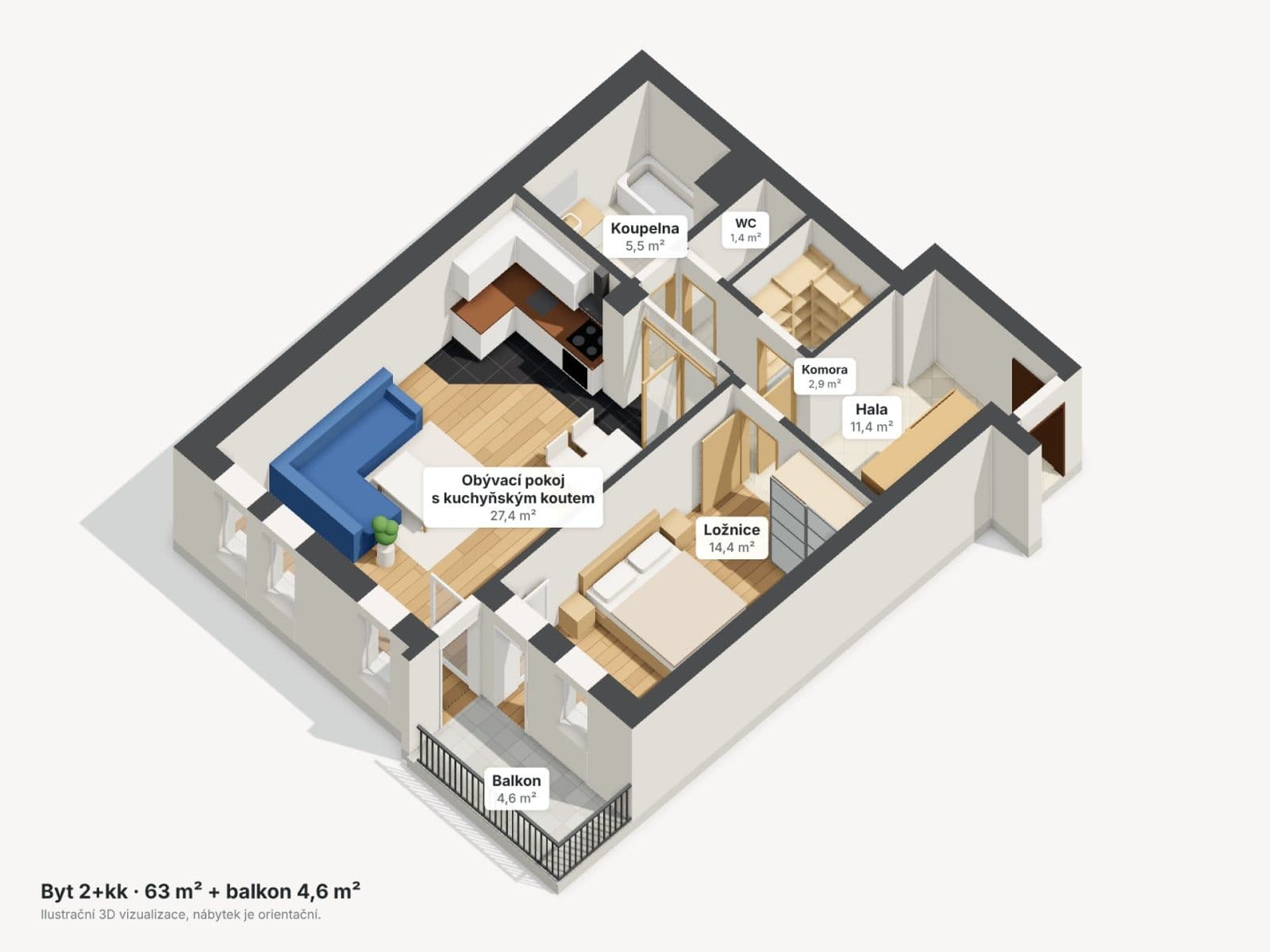 Prodej bytu 2+kk 63 m², Přemyslovská, Roztoky, Středočeský kraj Prodej bytu 2+kk 63 m², Přemyslovská, Roztoky, Středočeský kraj