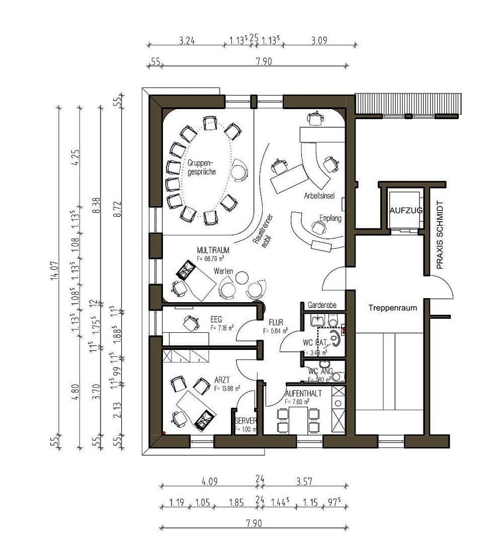 Pronájem kanceláře 107 m², Lindenstraße, Sinzig, Porýní-Falc Pronájem kanceláře 107 m², Lindenstraße, Sinzig, Porýní-Falc
