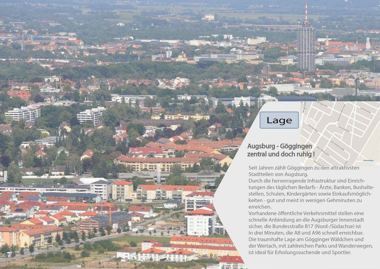 Prodej bytu 4+1 110 m², Augsburg Göggingen, Bavorsko Prodej bytu 4+1 110 m², Augsburg Göggingen, Bavorsko