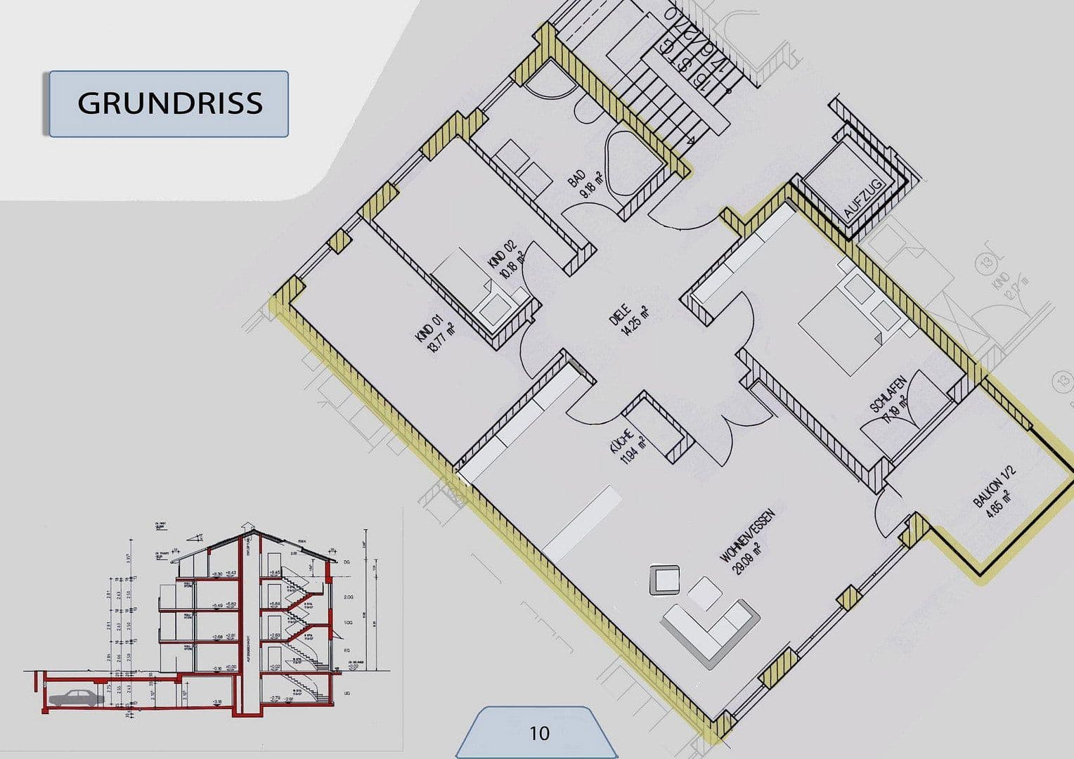 Prodej bytu 4+1 110 m², Augsburg Göggingen, Bavorsko Prodej bytu 4+1 110 m², Augsburg Göggingen, Bavorsko