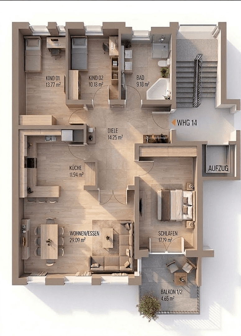 Prodej bytu 4+1 110 m², Augsburg Göggingen, Bavorsko Prodej bytu 4+1 110 m², Augsburg Göggingen, Bavorsko