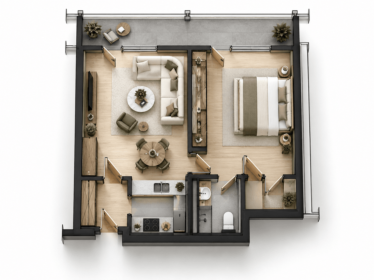 Prodej bytu 2+1 56 m², München, Bavorsko Prodej bytu 2+1 56 m², München, Bavorsko