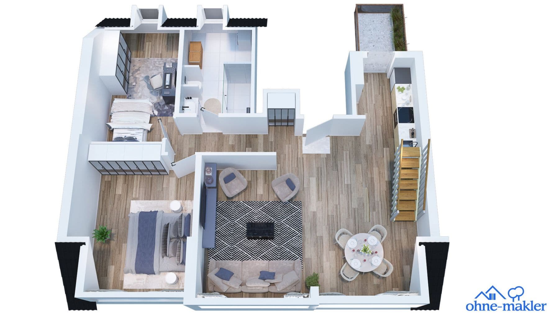 Pronájem bytu 3+1 87 m², Hennigsdorf, Braniborsko Pronájem bytu 3+1 87 m², Hennigsdorf, Braniborsko