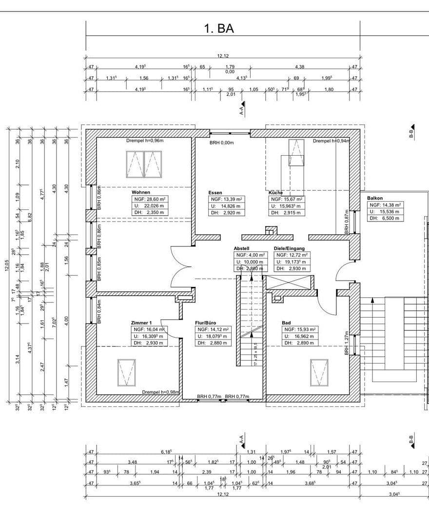 Pronájem bytu 5+1 155 m², Wennigsen (Deister), Dolní Sasko Pronájem bytu 5+1 155 m², Wennigsen (Deister), Dolní Sasko