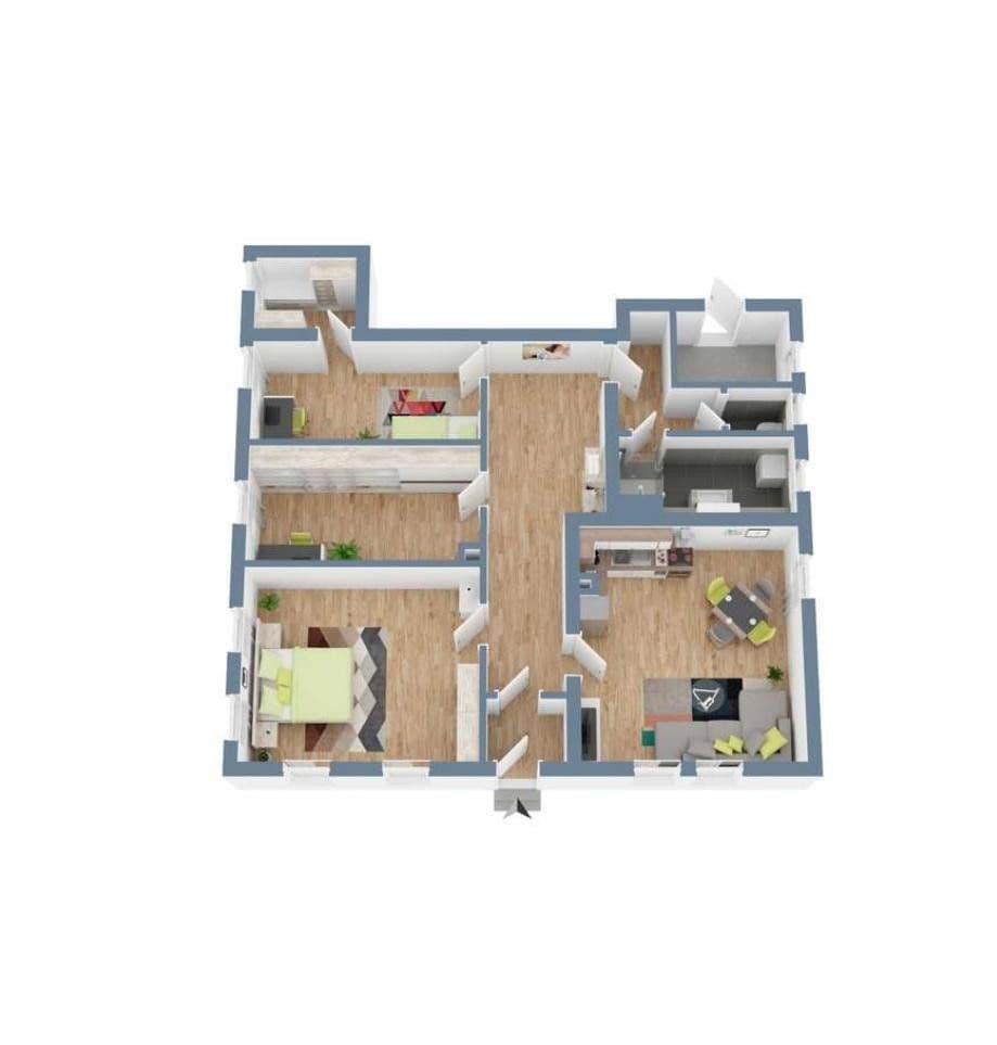Pronájem bytu 4+1 96 m², Adlerstraße 10, Merkendorf, Bavorsko Pronájem bytu 4+1 96 m², Adlerstraße 10, Merkendorf, Bavorsko
