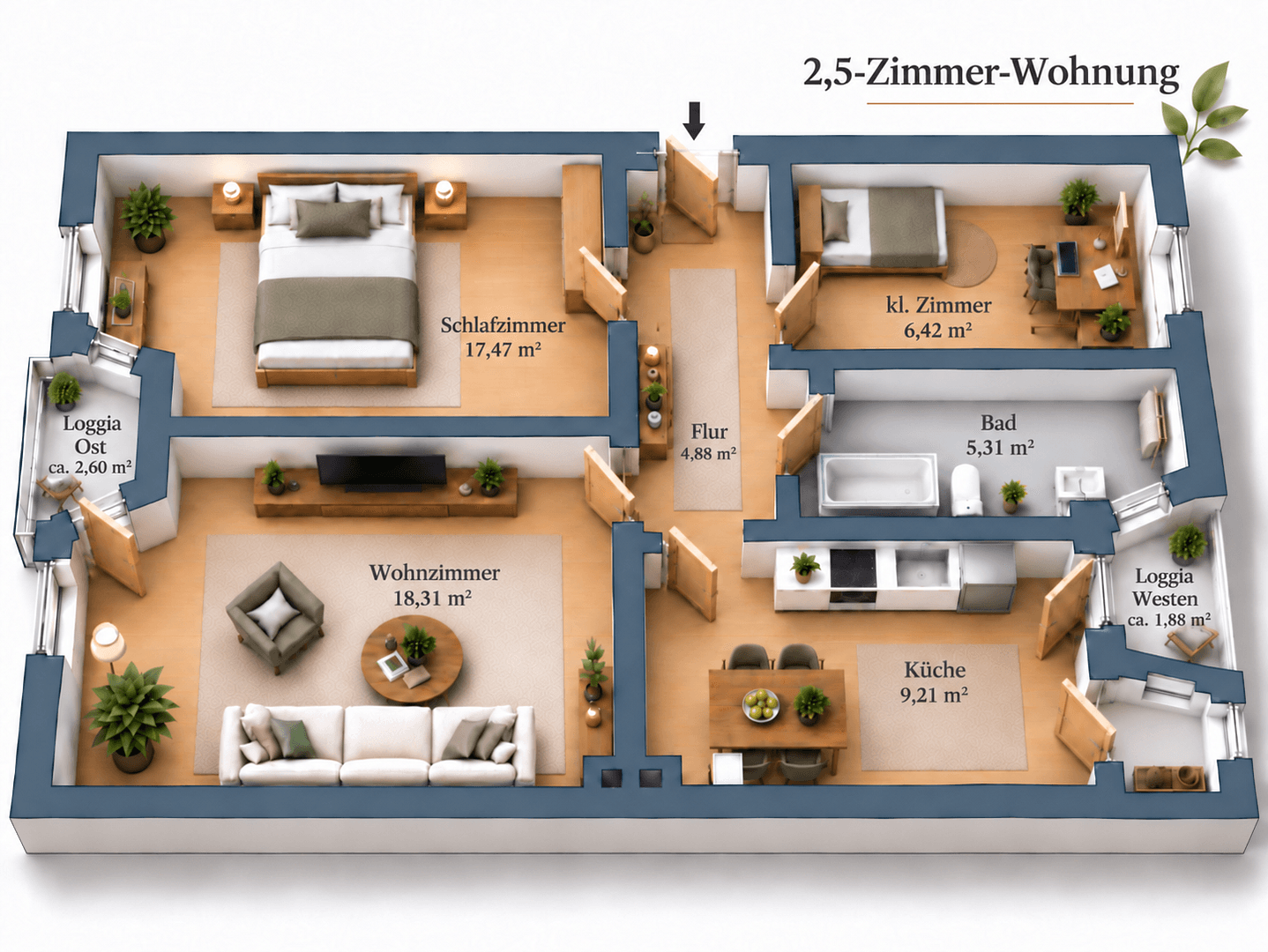 Prodej bytu 2+kk 63 m², Hamburg, Hamburg Prodej bytu 2+kk 63 m², Hamburg, Hamburg