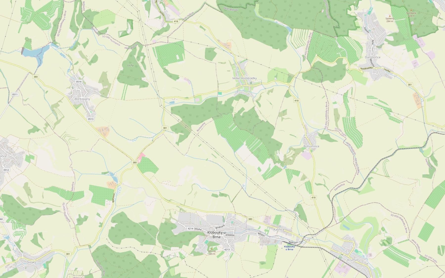 Prodej pozemku 3.451 m², Klobouky u Brna, Jihomoravský kraj Prodej pozemku 3.451 m², Klobouky u Brna, Jihomoravský kraj