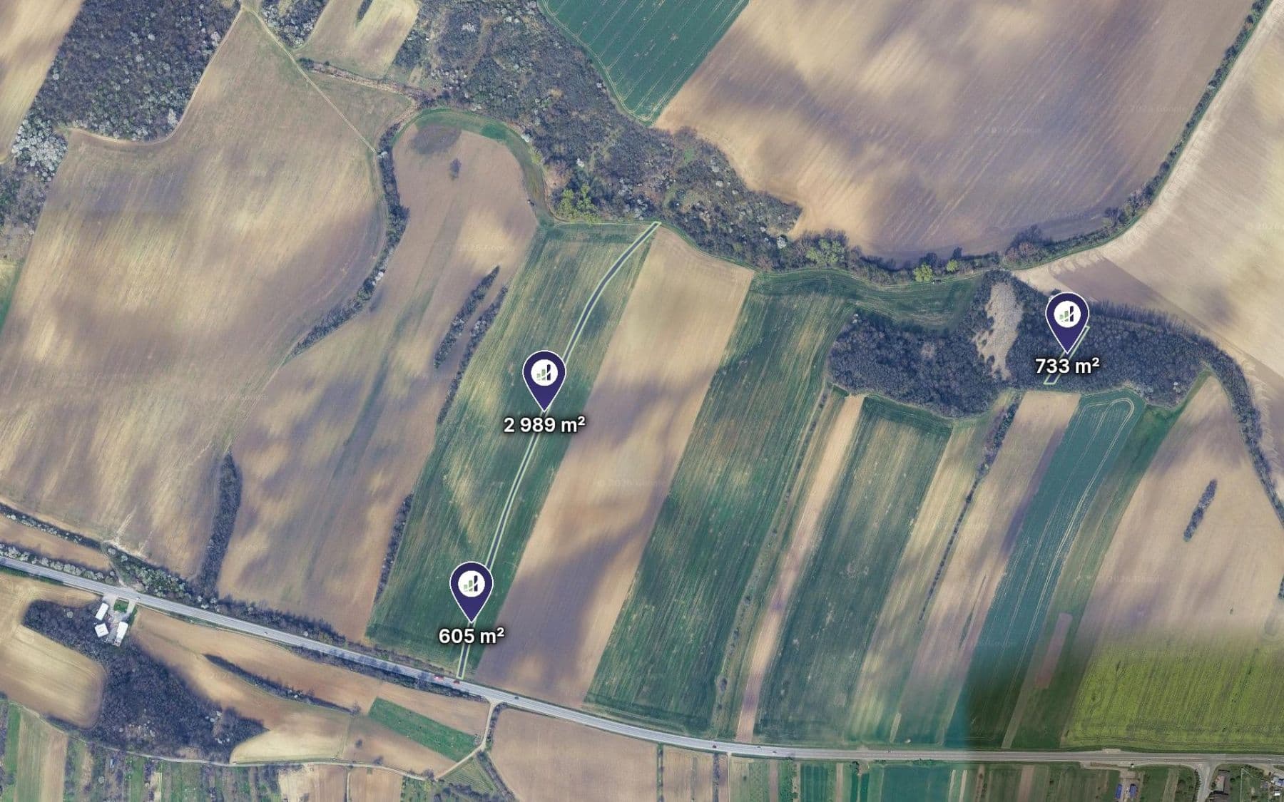 Prodej pozemku 4.392 m², Klobouky u Brna, Jihomoravský kraj Prodej pozemku 4.392 m², Klobouky u Brna, Jihomoravský kraj