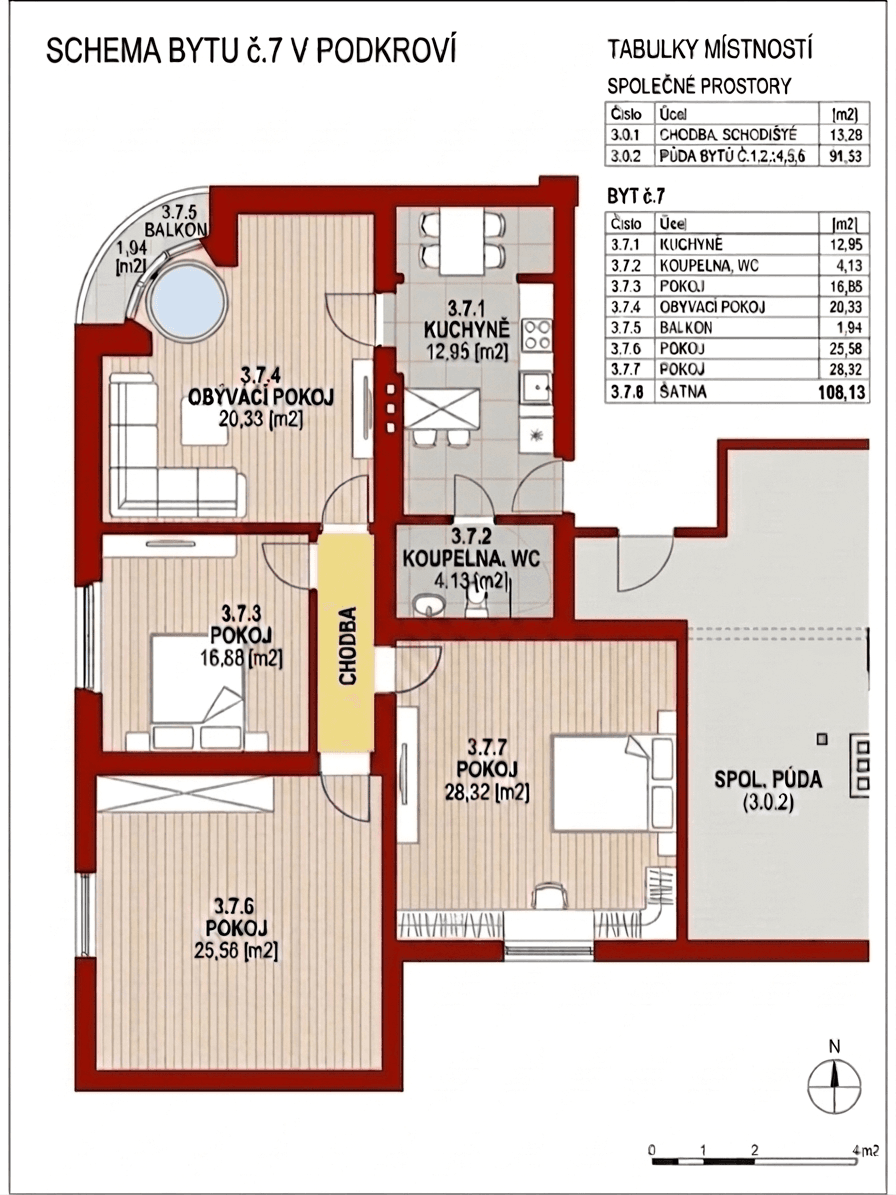 Prodej bytu 4+1 108 m², Brandýská, Kostelec nad Labem, Středočeský kraj Prodej bytu 4+1 108 m², Brandýská, Kostelec nad Labem, Středočeský kraj