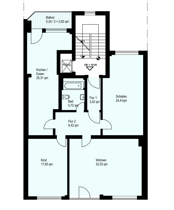 Pronájem bytu 3+1 120 m², F1/4, Mannheim, Bádensko-Württembersko Pronájem bytu 3+1 120 m², F1/4, Mannheim, Bádensko-Württembersko