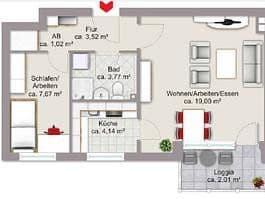 Prodej bytu 2+1 42 m², Calvinstraße, Berlin, Berlín Prodej bytu 2+1 42 m², Calvinstraße, Berlin, Berlín