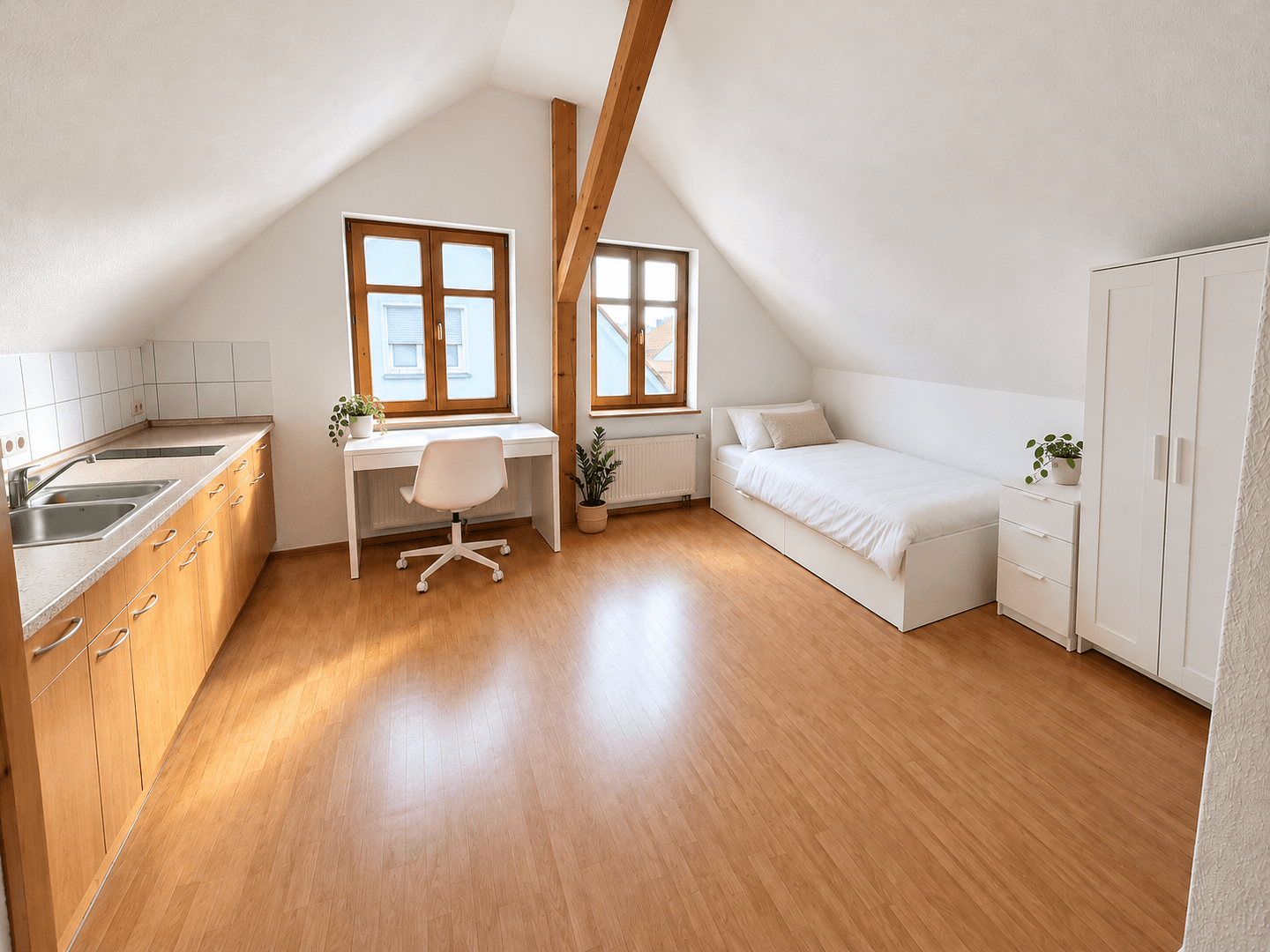 Pronájem bytu 1+1 18 m², Hüttendorfer Straße 4, Erlangen, Bavorsko Pronájem bytu 1+1 18 m², Hüttendorfer Straße 4, Erlangen, Bavorsko