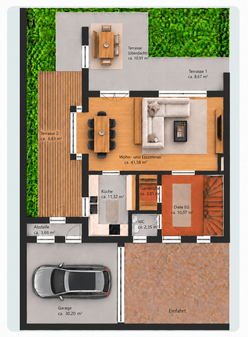 Prodej domu 169 m², pozemek 380 m², Riemerling, Bavorsko Prodej domu 169 m², pozemek 380 m², Riemerling, Bavorsko