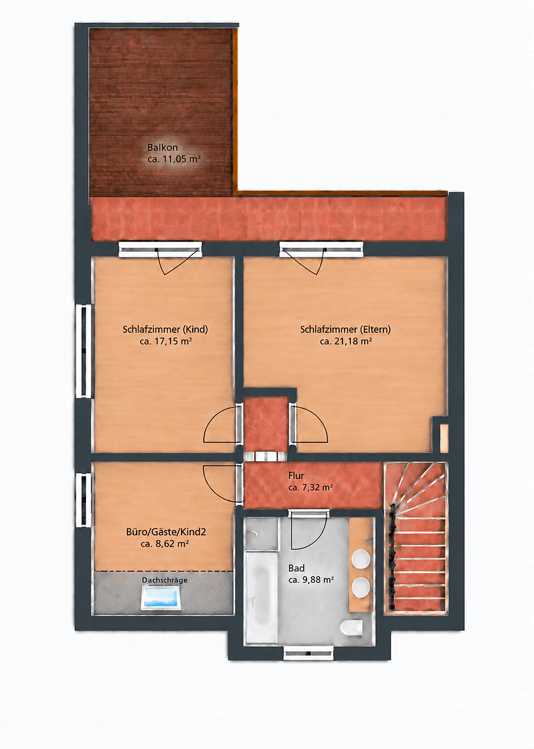 Prodej domu 169 m², pozemek 380 m², Riemerling, Bavorsko Prodej domu 169 m², pozemek 380 m², Riemerling, Bavorsko