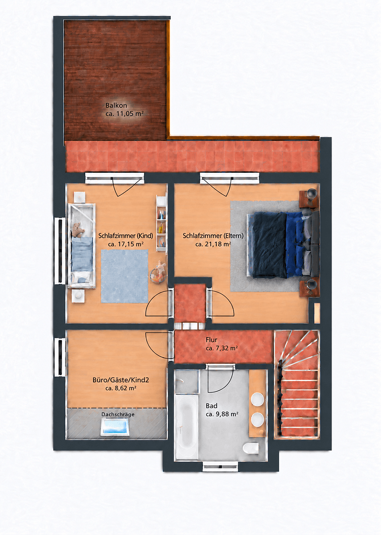 Prodej domu 169 m², pozemek 380 m², Riemerling, Bavorsko Prodej domu 169 m², pozemek 380 m², Riemerling, Bavorsko