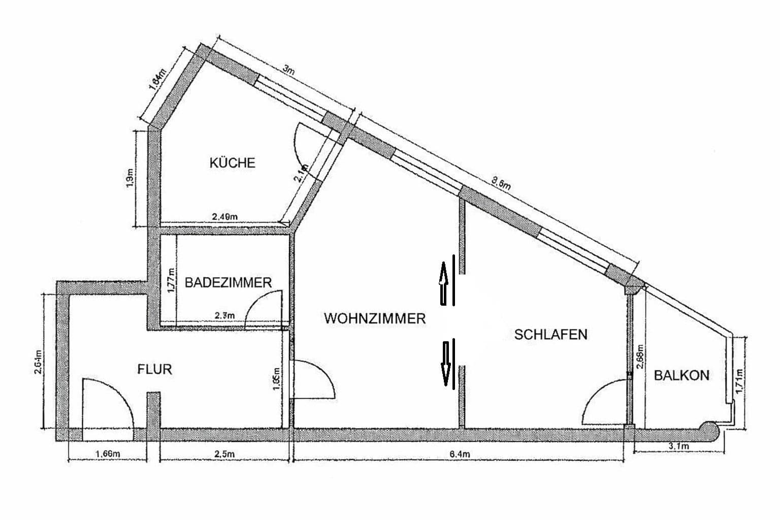 Prodej bytu 2+1 50 m², Berlin, Berlín Prodej bytu 2+1 50 m², Berlin, Berlín