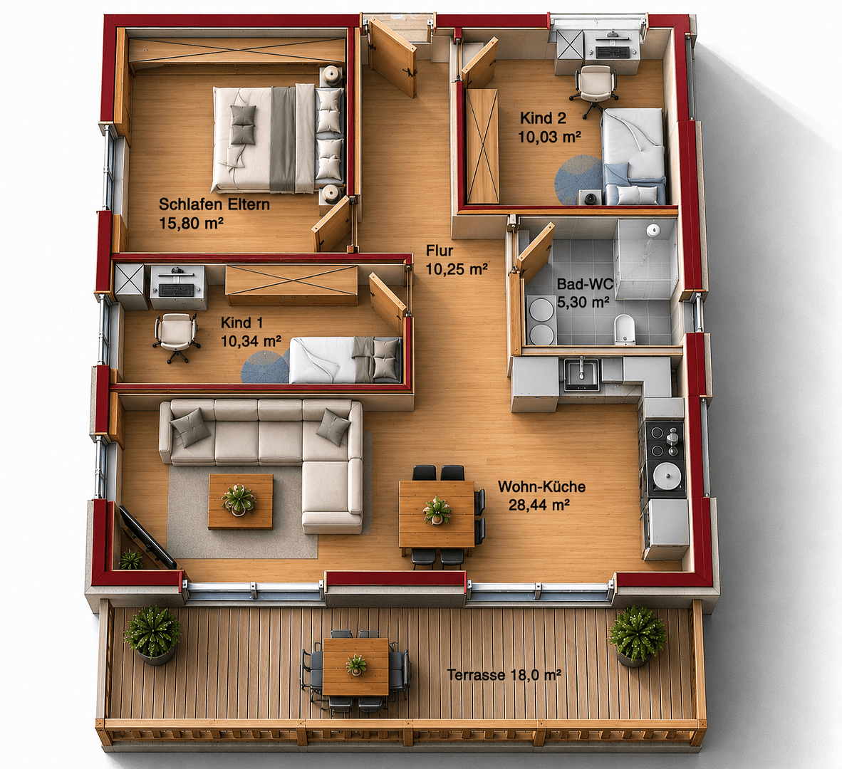 Prodej bytu 4+1 90 m², Schwaigen Grafenaschau, Bavorsko Prodej bytu 4+1 90 m², Schwaigen Grafenaschau, Bavorsko