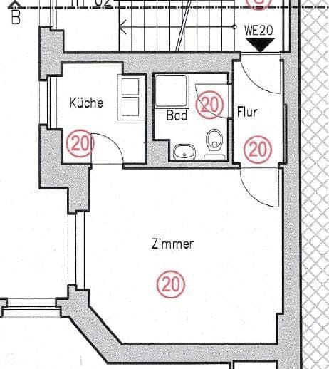 Prodej bytu 1+1 25 m², Kärntener Straße 9, Berlin, Berlín Prodej bytu 1+1 25 m², Kärntener Straße 9, Berlin, Berlín