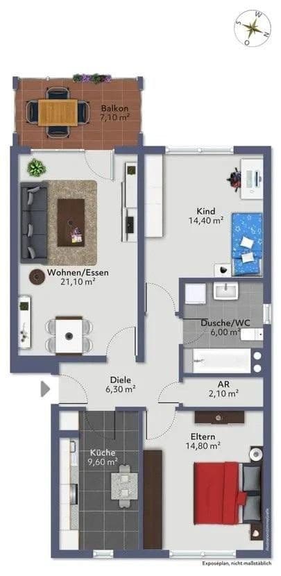 Prodej bytu 3+1 78 m², Schwetzingen, Bádensko-Württembersko Prodej bytu 3+1 78 m², Schwetzingen, Bádensko-Württembersko