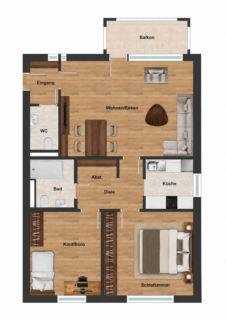 Prodej bytu 3+1 73 m², Meerbusch, Severní Porýní-Vestfálsko Prodej bytu 3+1 73 m², Meerbusch, Severní Porýní-Vestfálsko