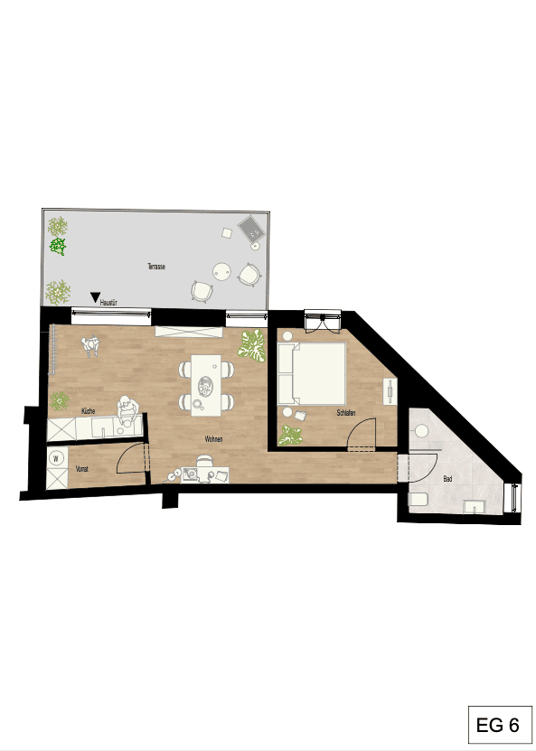 Pronájem bytu 2+1 44 m², Bahnhofstrasse 52, Mörlenbach, Hessen Pronájem bytu 2+1 44 m², Bahnhofstrasse 52, Mörlenbach, Hessen