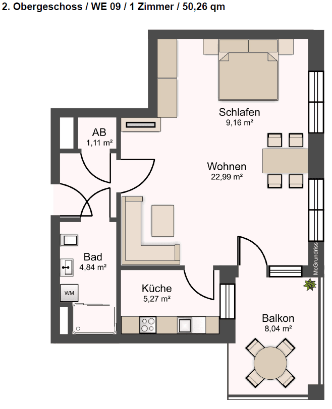 Pronájem bytu 1+1 51 m², Stepgesstraße 54, Mönchengladbach, Severní Porýní-Vestfálsko Pronájem bytu 1+1 51 m², Stepgesstraße 54, Mönchengladbach, Severní Porýní-Vestfálsko
