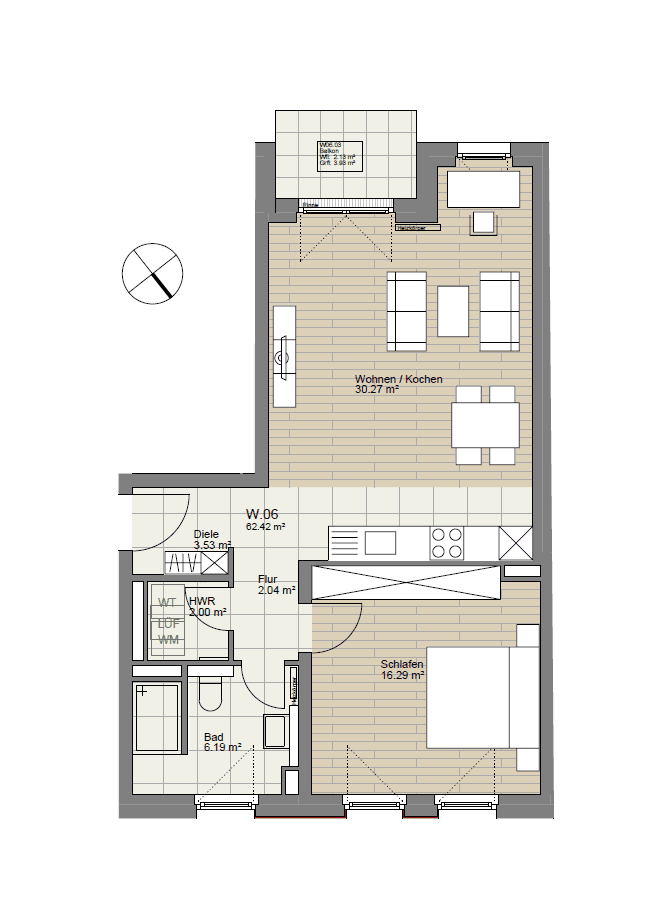 Pronájem bytu 2+1 62 m², Seilerstraße 7, Frankfurt am Main, Hessen Pronájem bytu 2+1 62 m², Seilerstraße 7, Frankfurt am Main, Hessen
