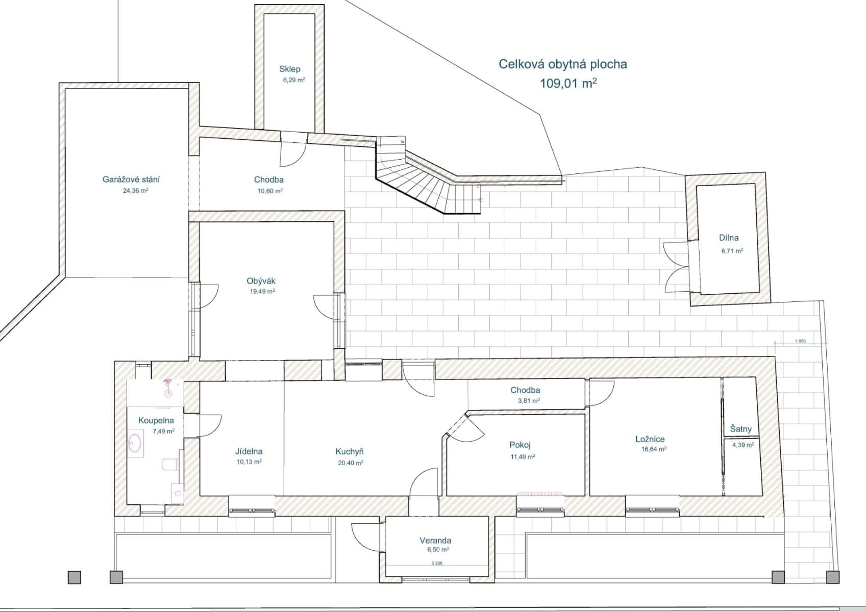 Prodej domu 109 m², pozemek 1.078 m², Častohostice, Kraj Vysočina Prodej domu 109 m², pozemek 1.078 m², Častohostice, Kraj Vysočina