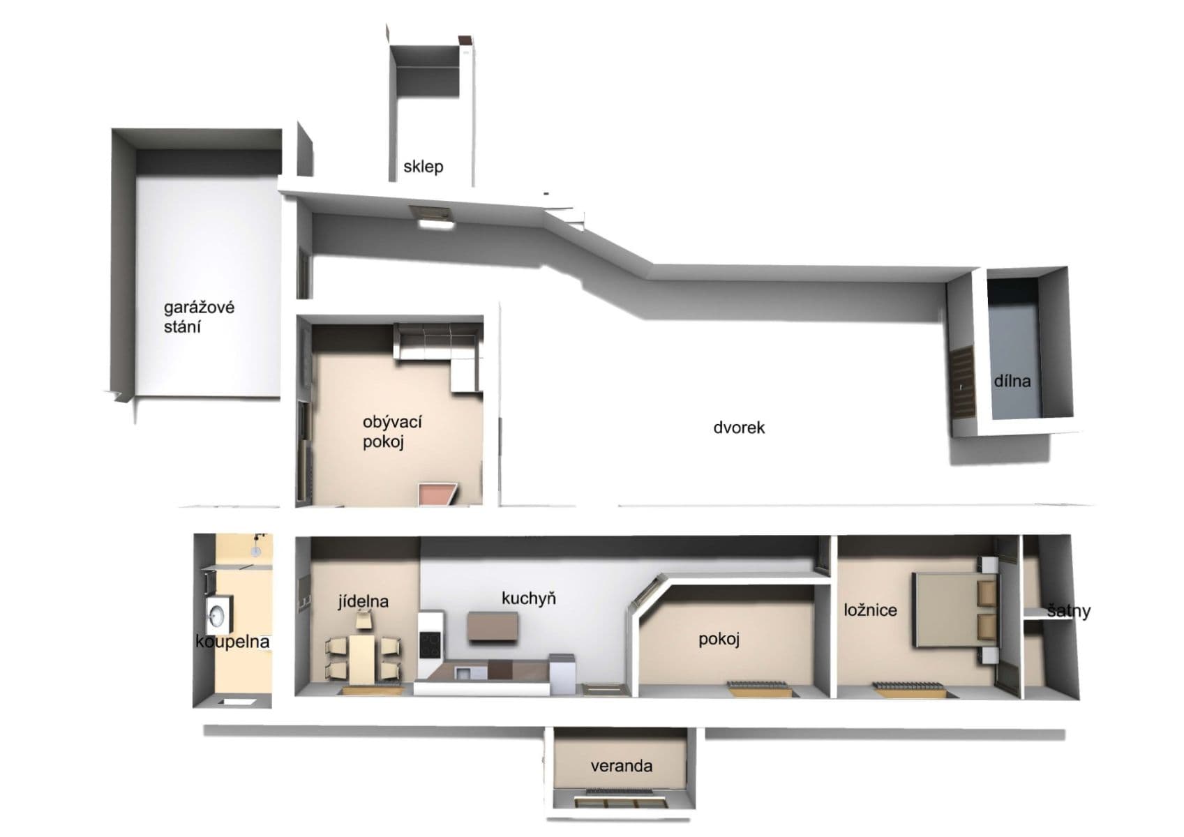 Prodej domu 109 m², pozemek 1.078 m², Častohostice, Kraj Vysočina Prodej domu 109 m², pozemek 1.078 m², Častohostice, Kraj Vysočina