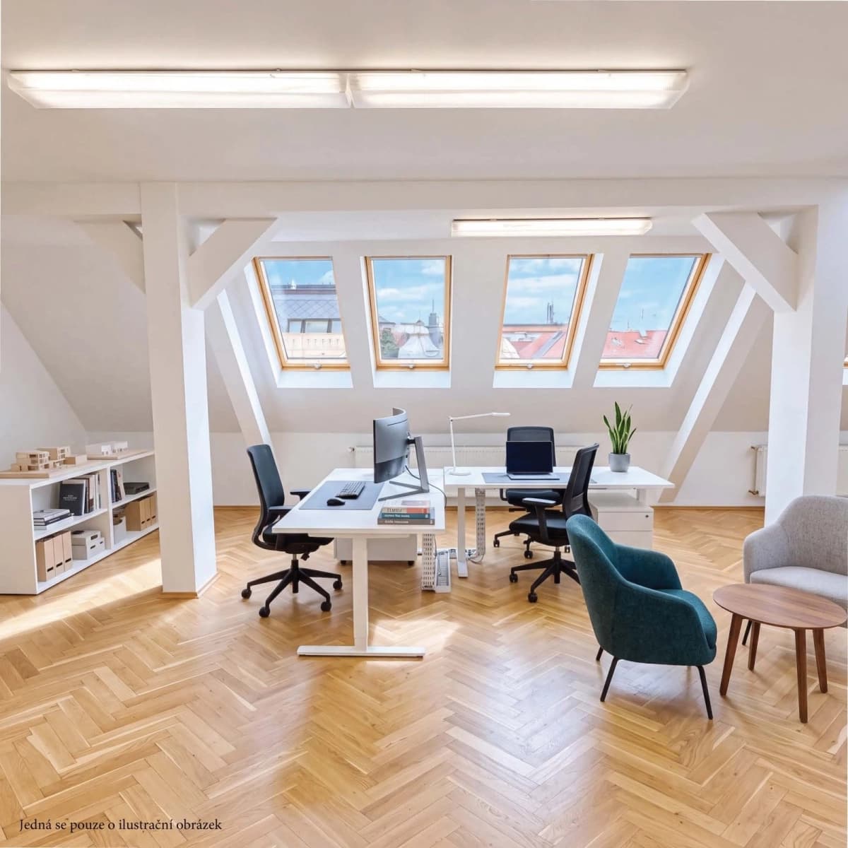 Pronájem kanceláře 162 m², Kodaňská, Praha, Praha Pronájem kanceláře 162 m², Kodaňská, Praha, Praha