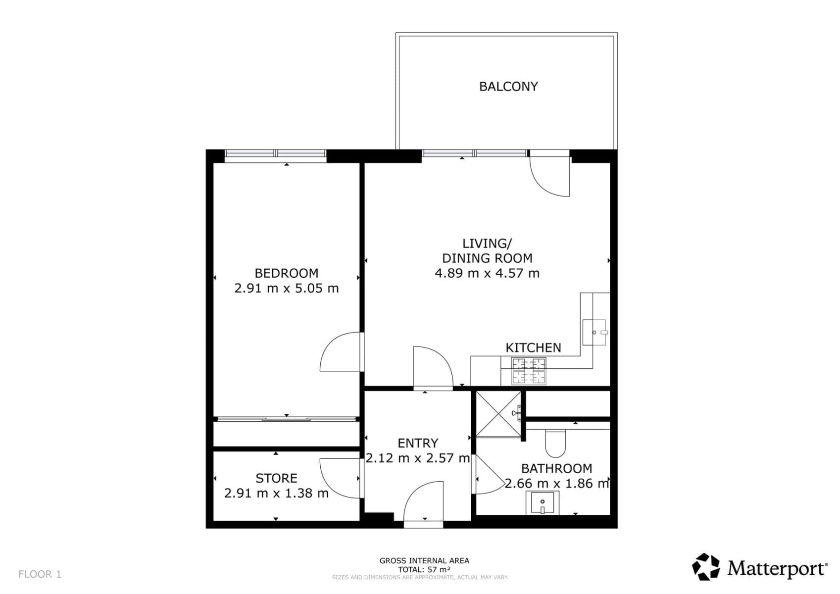 Pronájem bytu 2+kk 55 m², Libušská, Praha, Praha Pronájem bytu 2+kk 55 m², Libušská, Praha, Praha