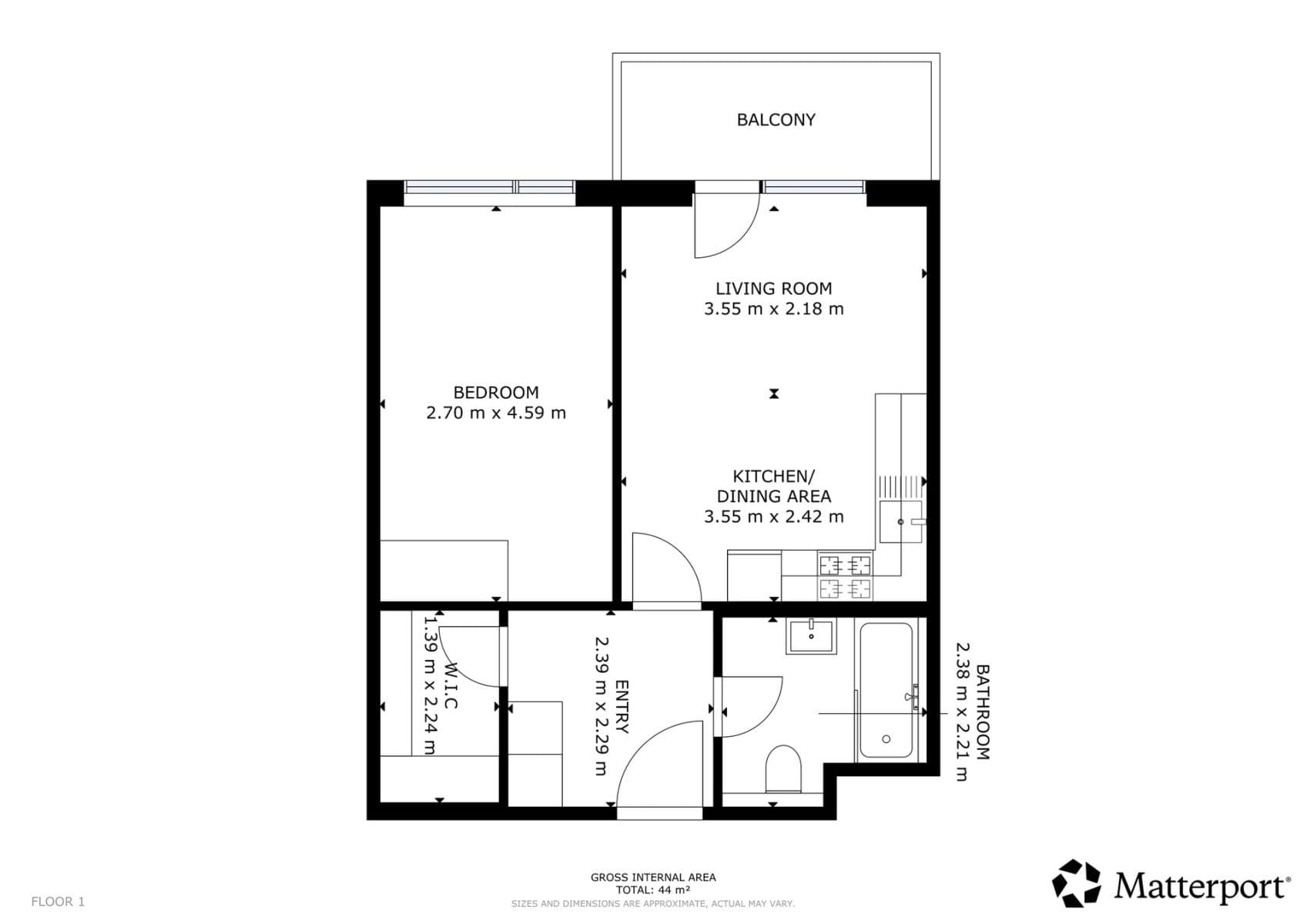 Pronájem bytu 2+kk 44 m², Nebřenická, Praha, Praha Pronájem bytu 2+kk 44 m², Nebřenická, Praha, Praha