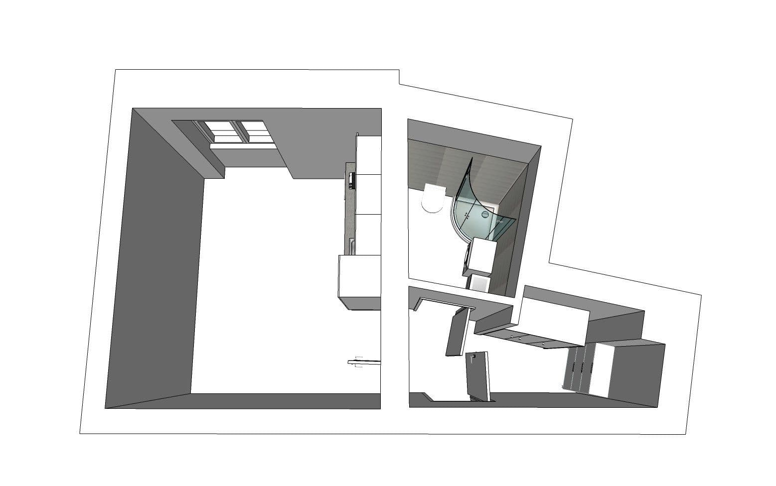 Pronájem bytu 1+kk 22 m², Černomořská, Praha, Praha Pronájem bytu 1+kk 22 m², Černomořská, Praha, Praha